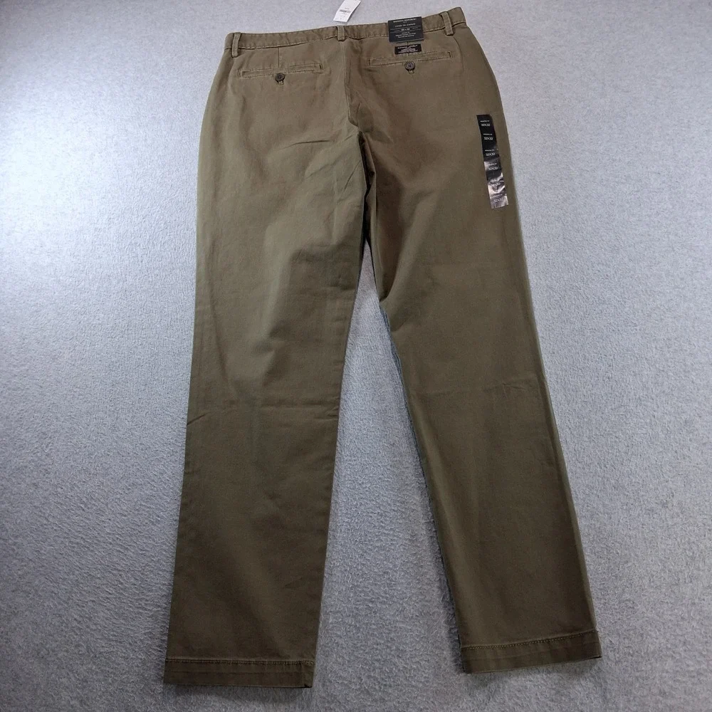 Banana Republic Chino Pants Mens 32x32 Brown Athletic Fit Lived-In Chino